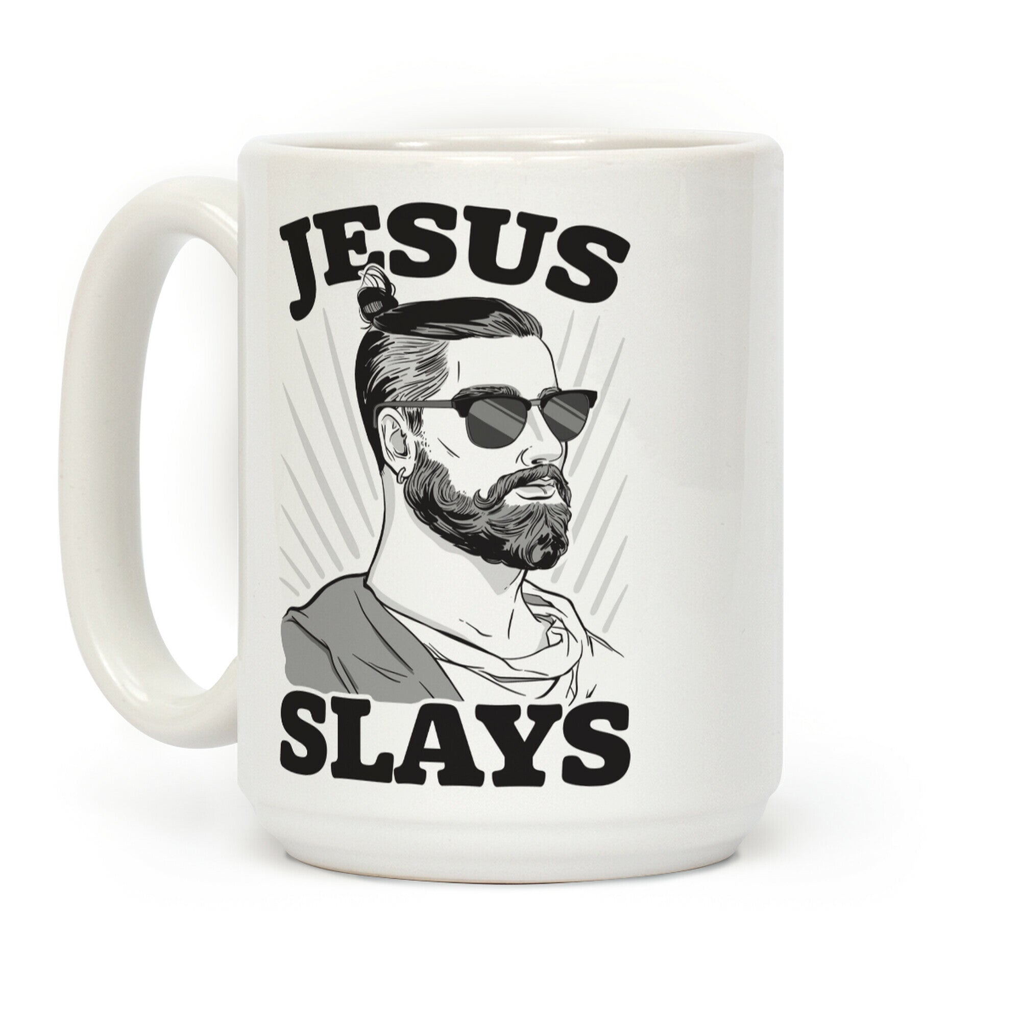 Jesus Slays Coffee Mug