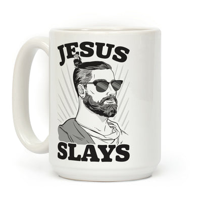 Jesus Slays Coffee Mug