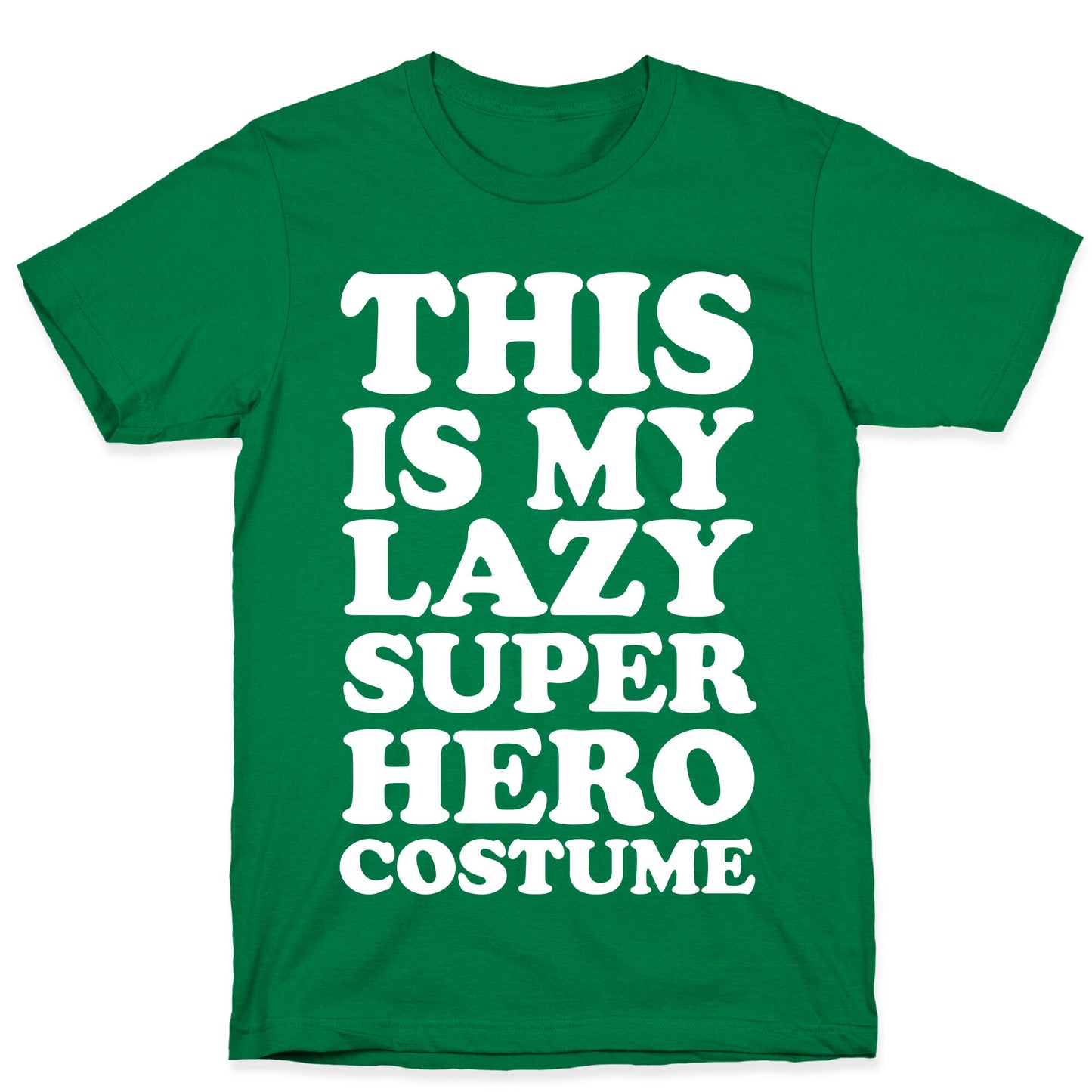 This Is My Lazy Superhero Costume T-Shirt