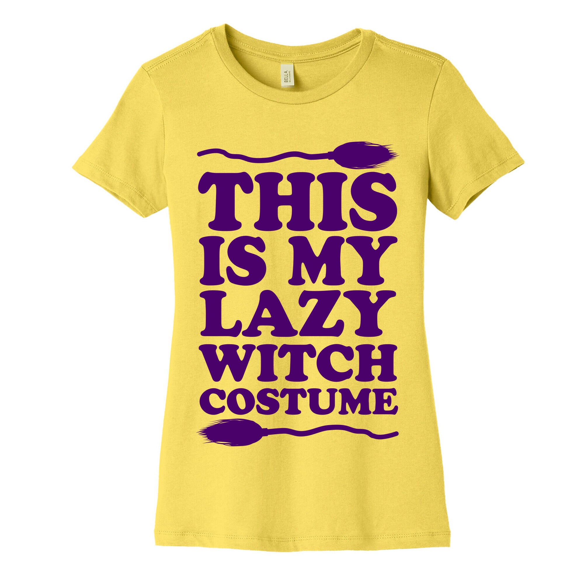 This Is My Lazy Witch Costume Women's Cotton Tee