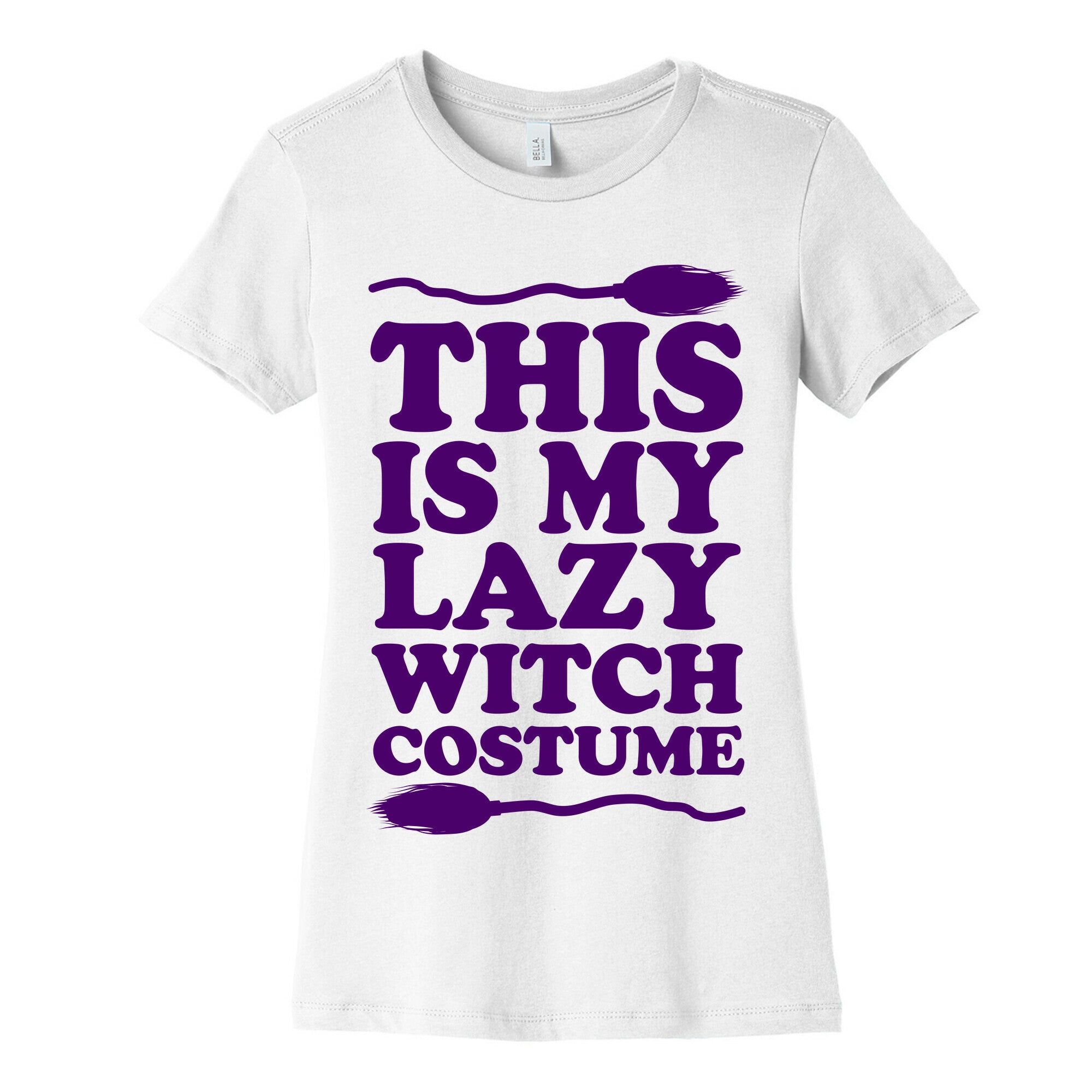This Is My Lazy Witch Costume Women's Cotton Tee
