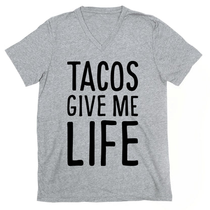 Tacos Give Me Life V-Neck
