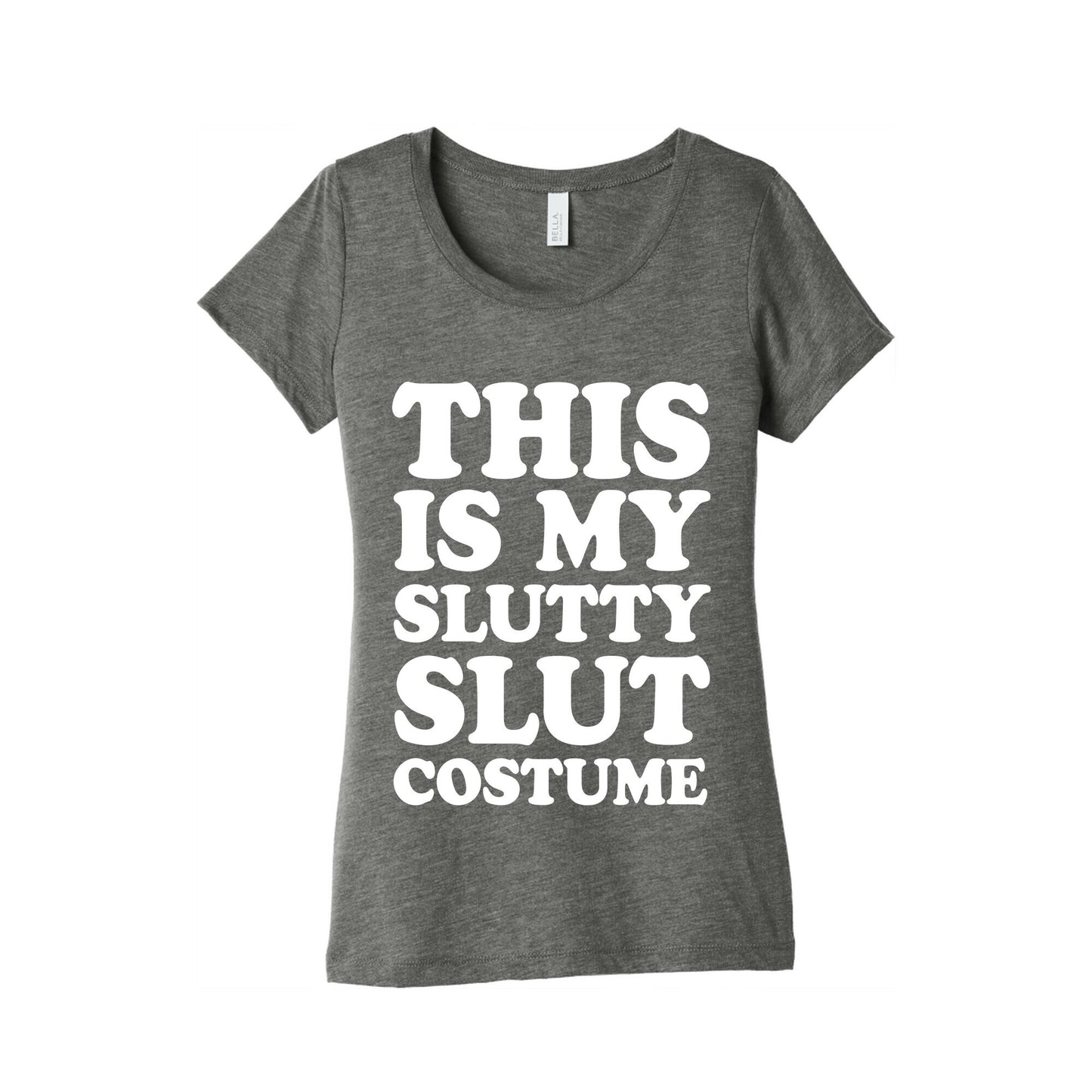 This Is My Slutty Slut Costume Women's Triblend Tee