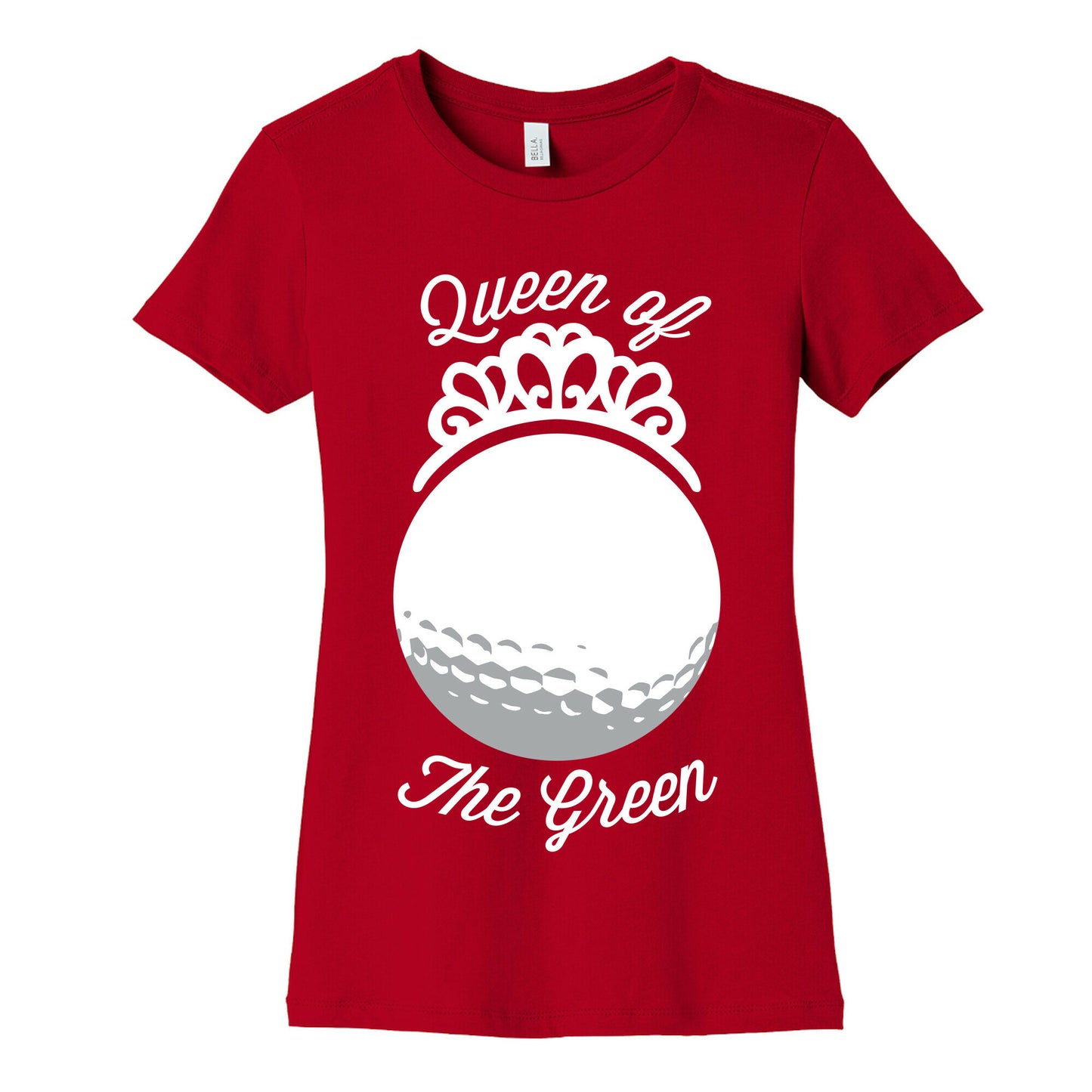 Queen Of The Green (Golf) Women's Cotton Tee