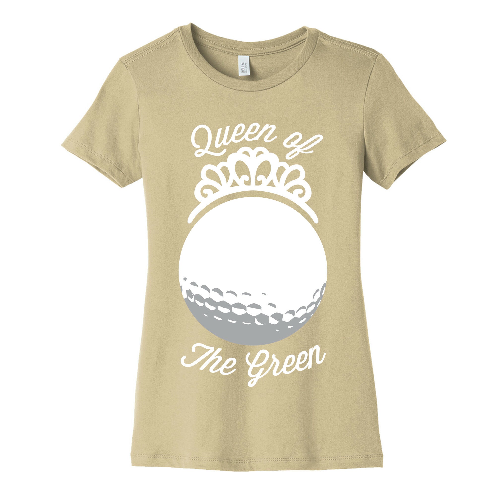 Queen Of The Green (Golf) Women's Cotton Tee