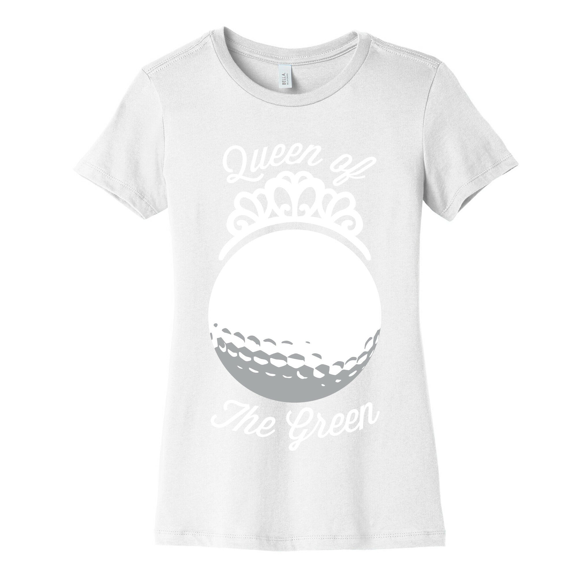 Queen Of The Green (Golf) Women's Cotton Tee