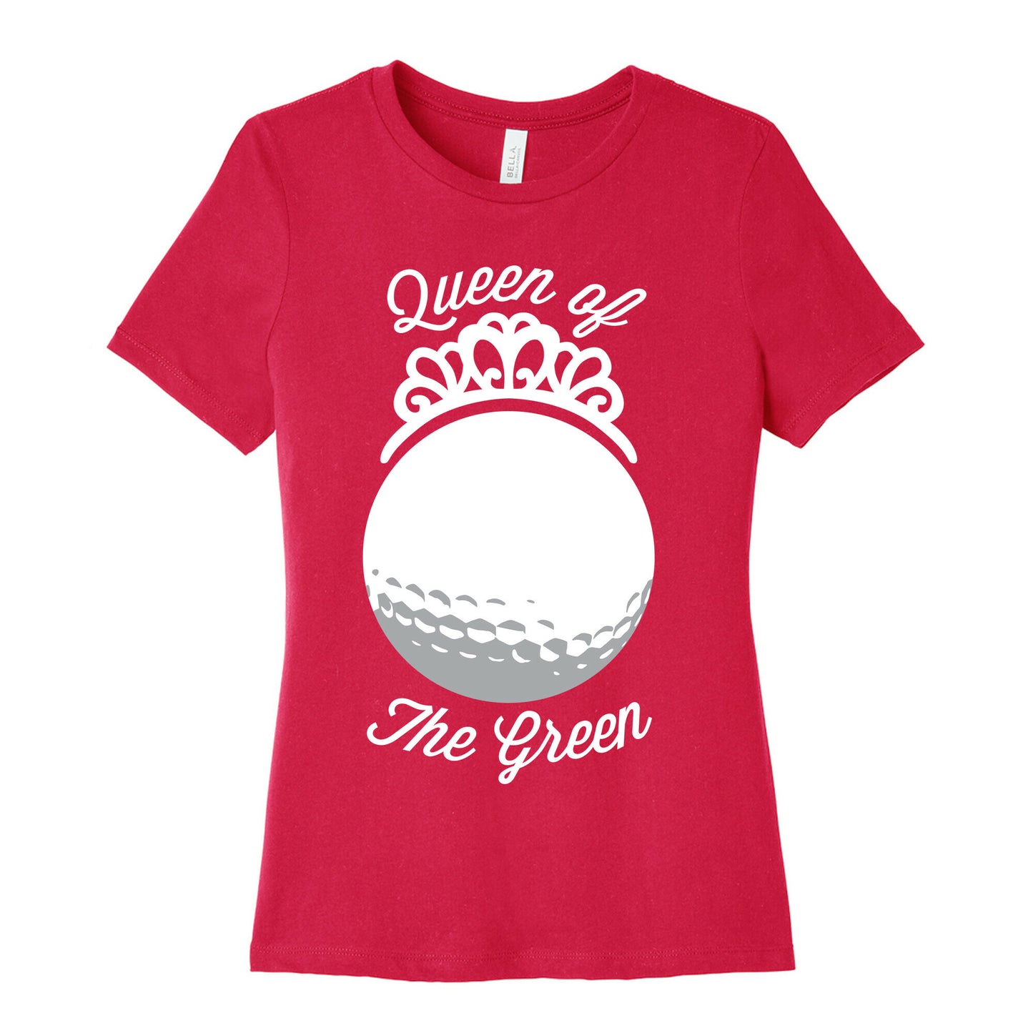 Queen Of The Green (Golf) Women's Cotton Tee