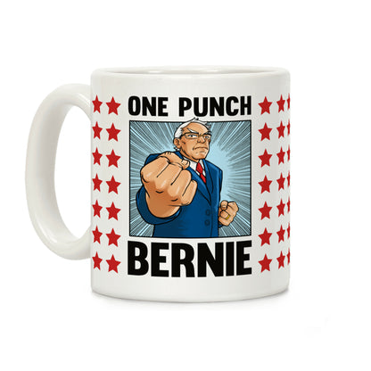 One Punch Bernie Coffee Mug