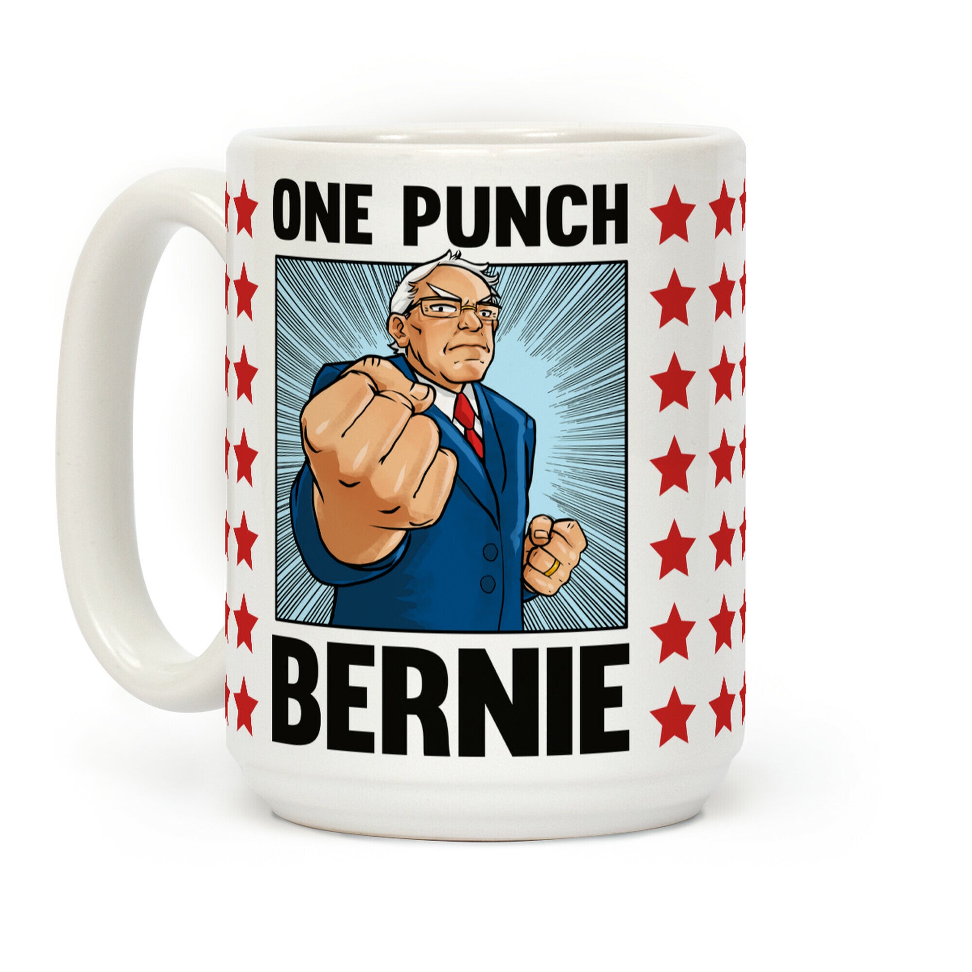 One Punch Bernie Coffee Mug