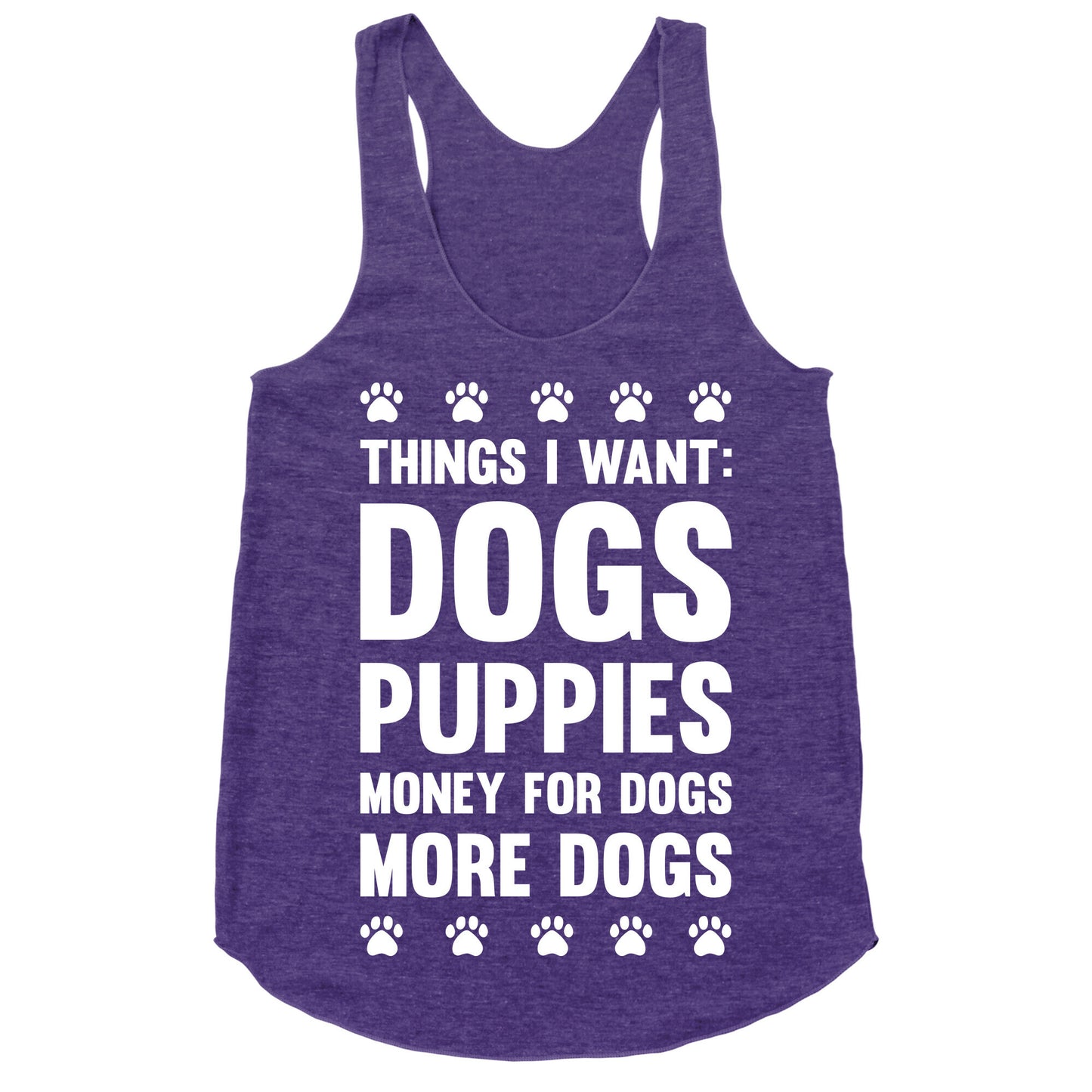Things I Want: Dogs Racerback Tank