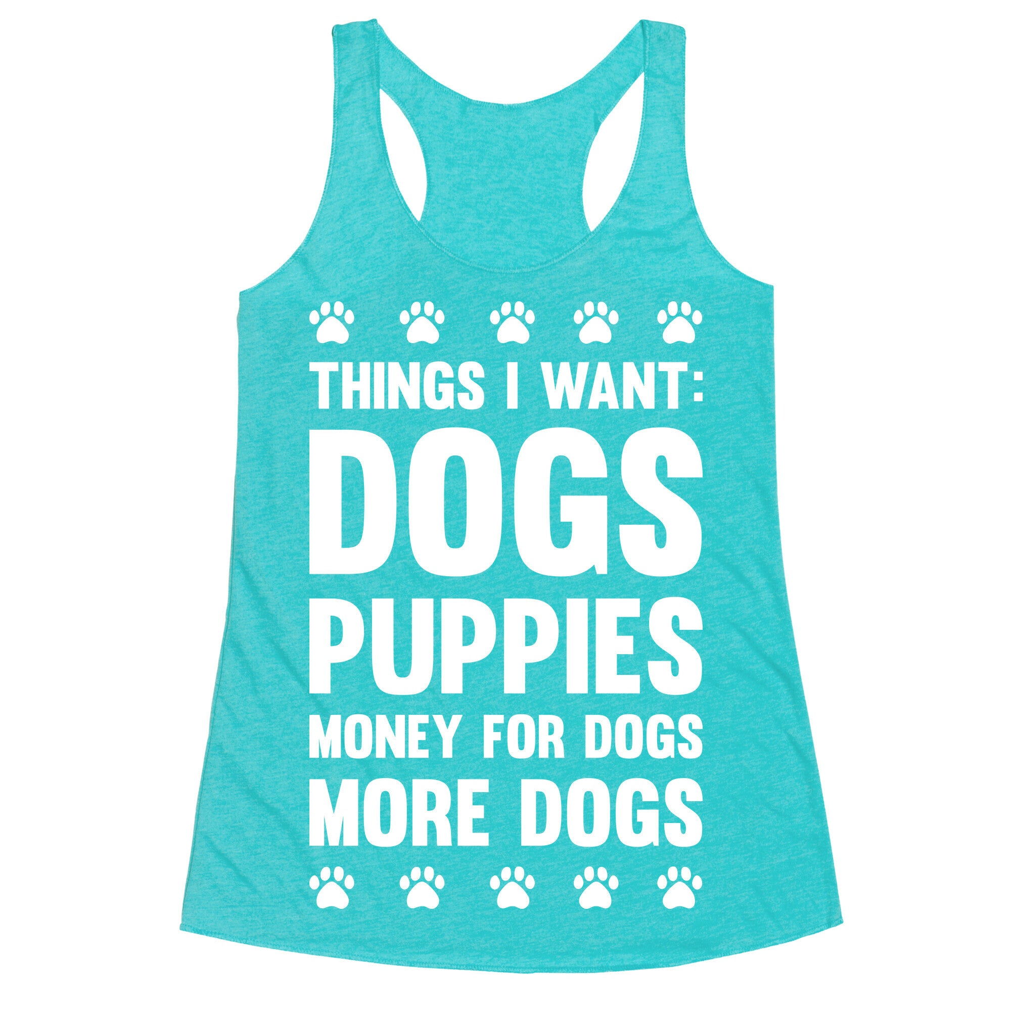 Things I Want: Dogs Racerback Tank