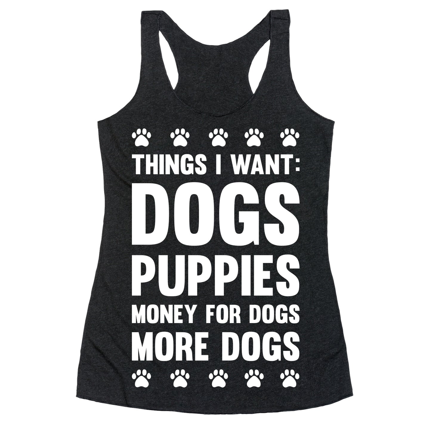 Things I Want: Dogs Racerback Tank