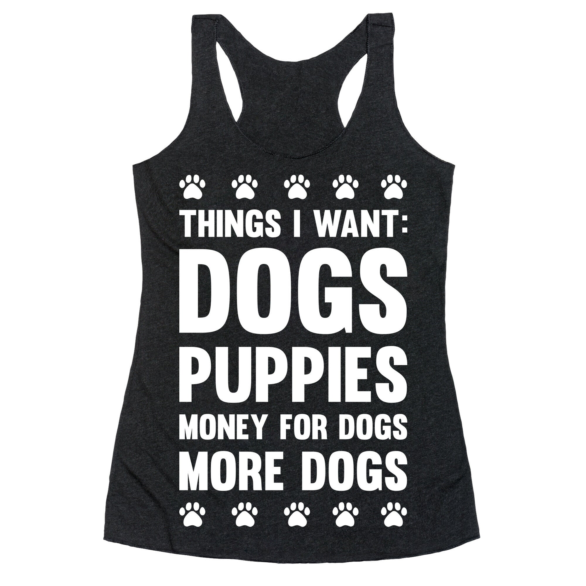 Things I Want: Dogs Racerback Tank