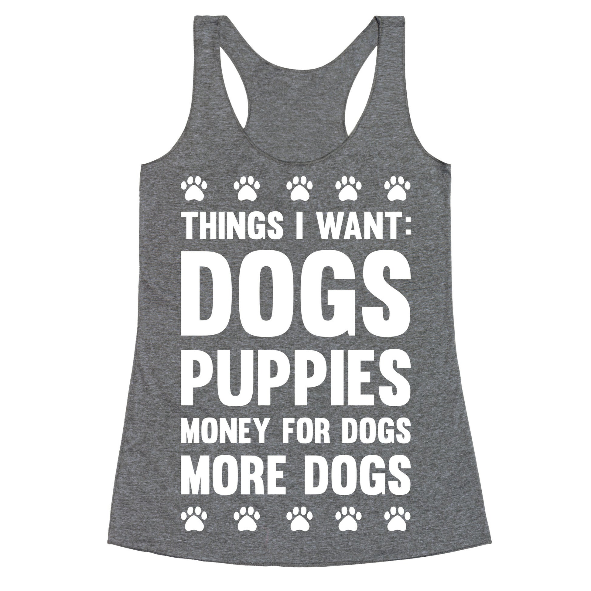 Things I Want: Dogs Racerback Tank