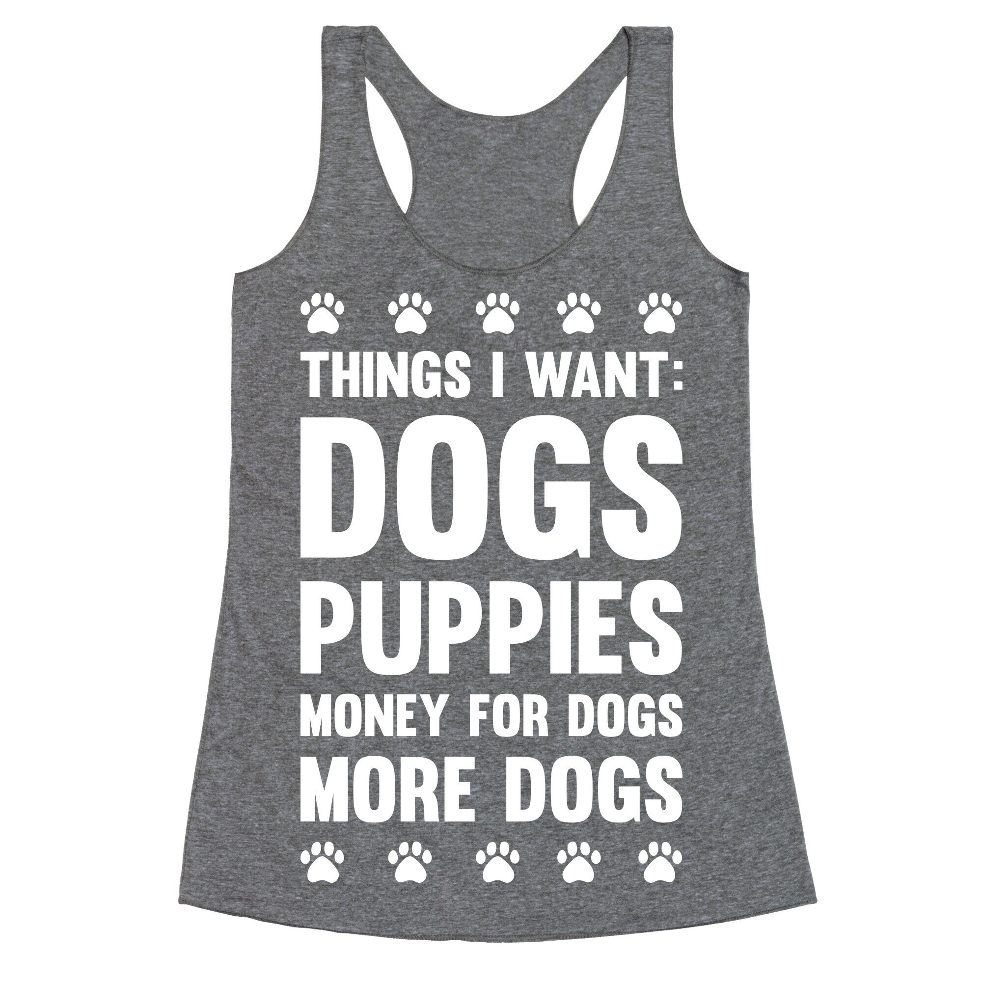 Things I Want: Dogs Racerback Tank