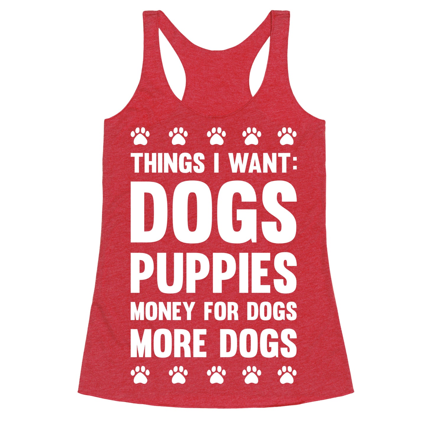 Things I Want: Dogs Racerback Tank
