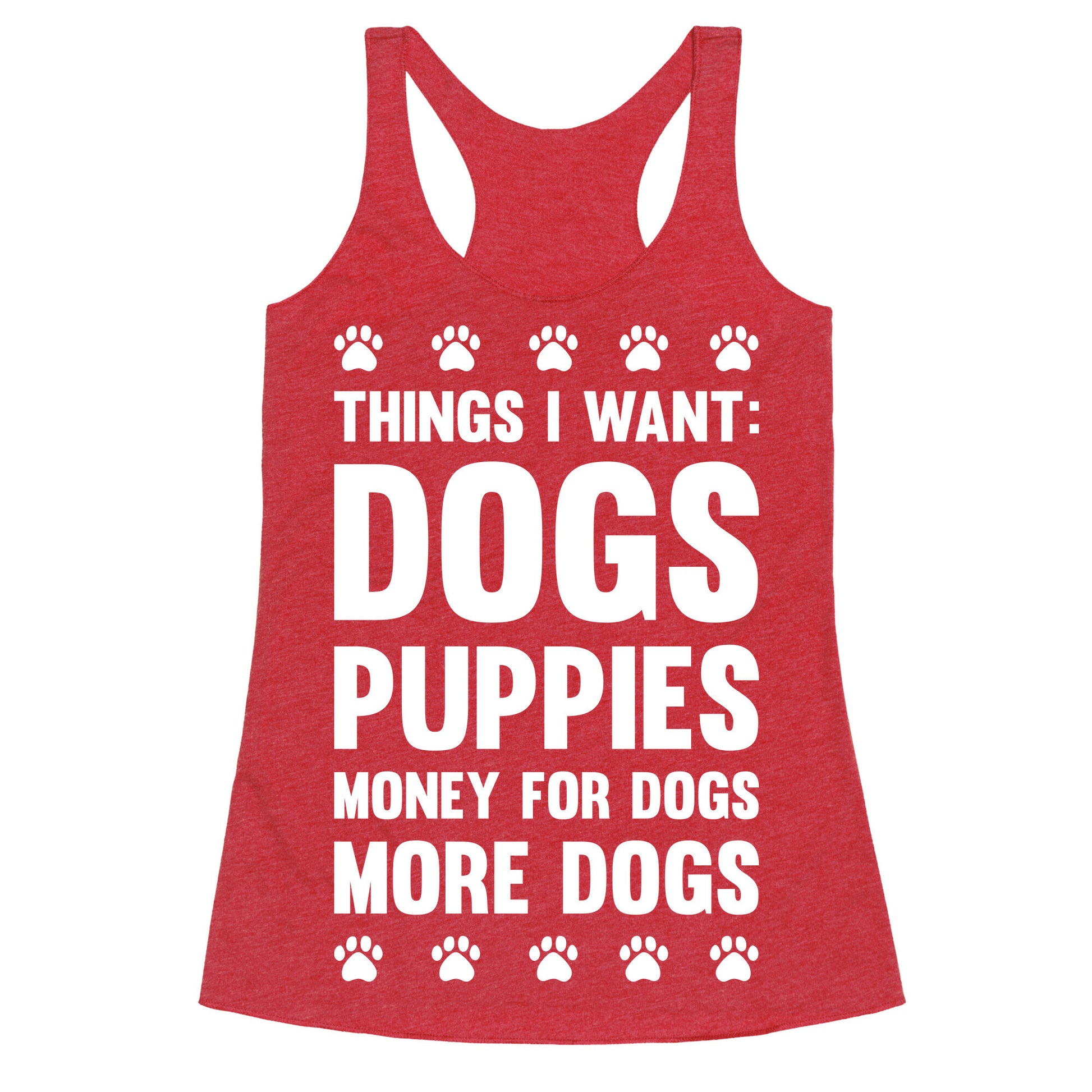 Things I Want: Dogs Racerback Tank
