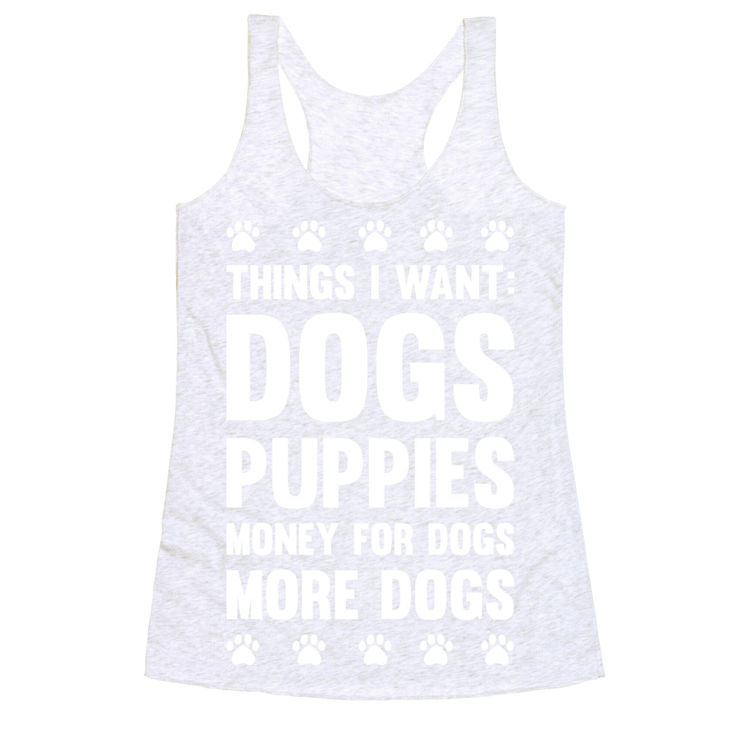 Things I Want: Dogs Racerback Tank