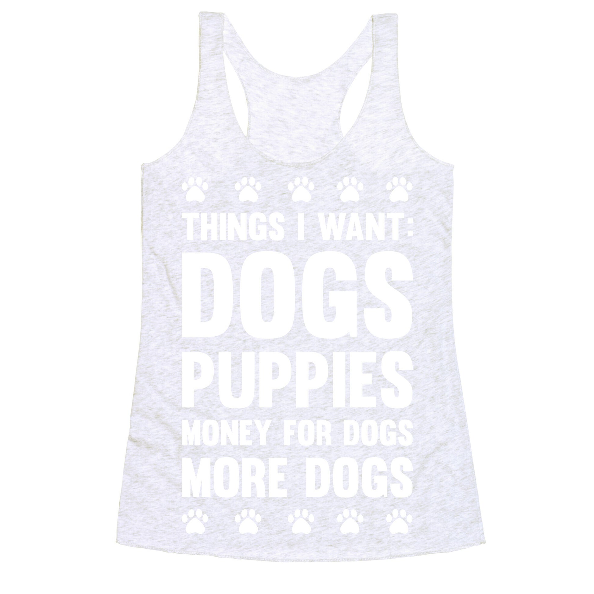 Things I Want: Dogs Racerback Tank