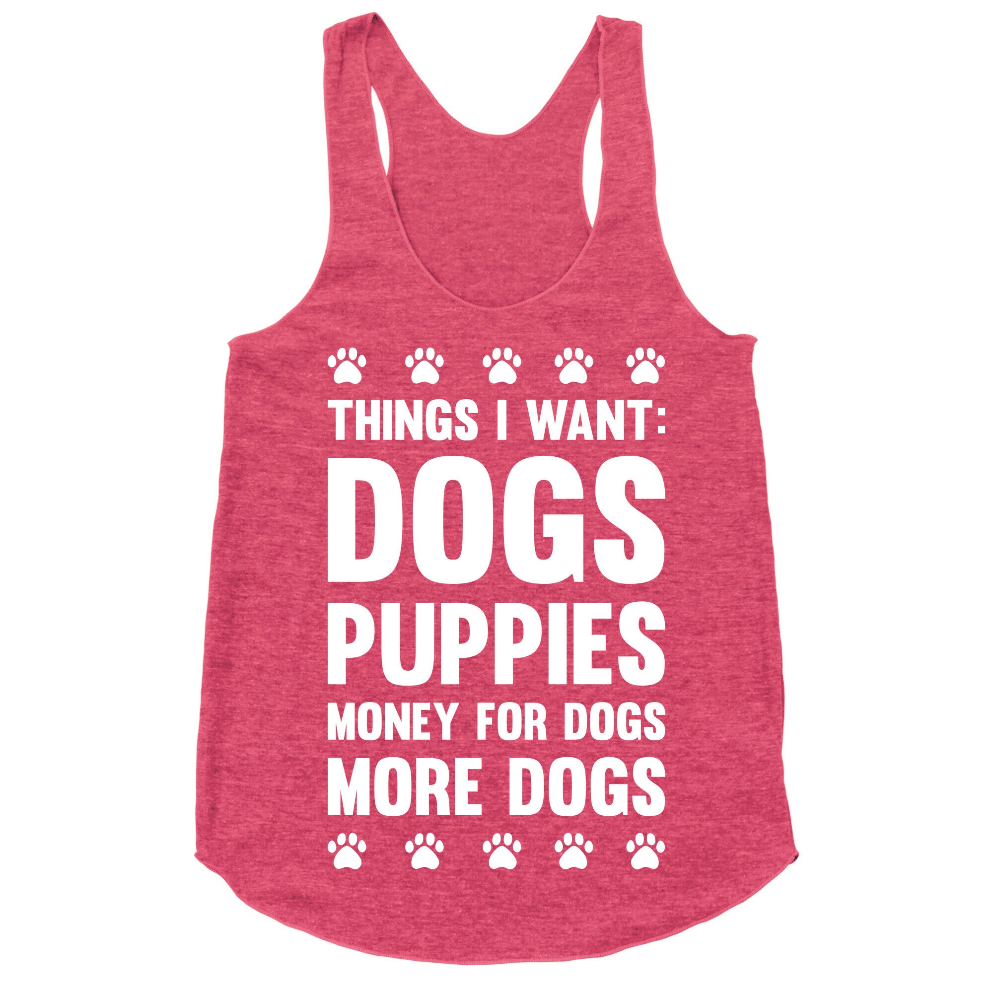 Things I Want: Dogs Racerback Tank