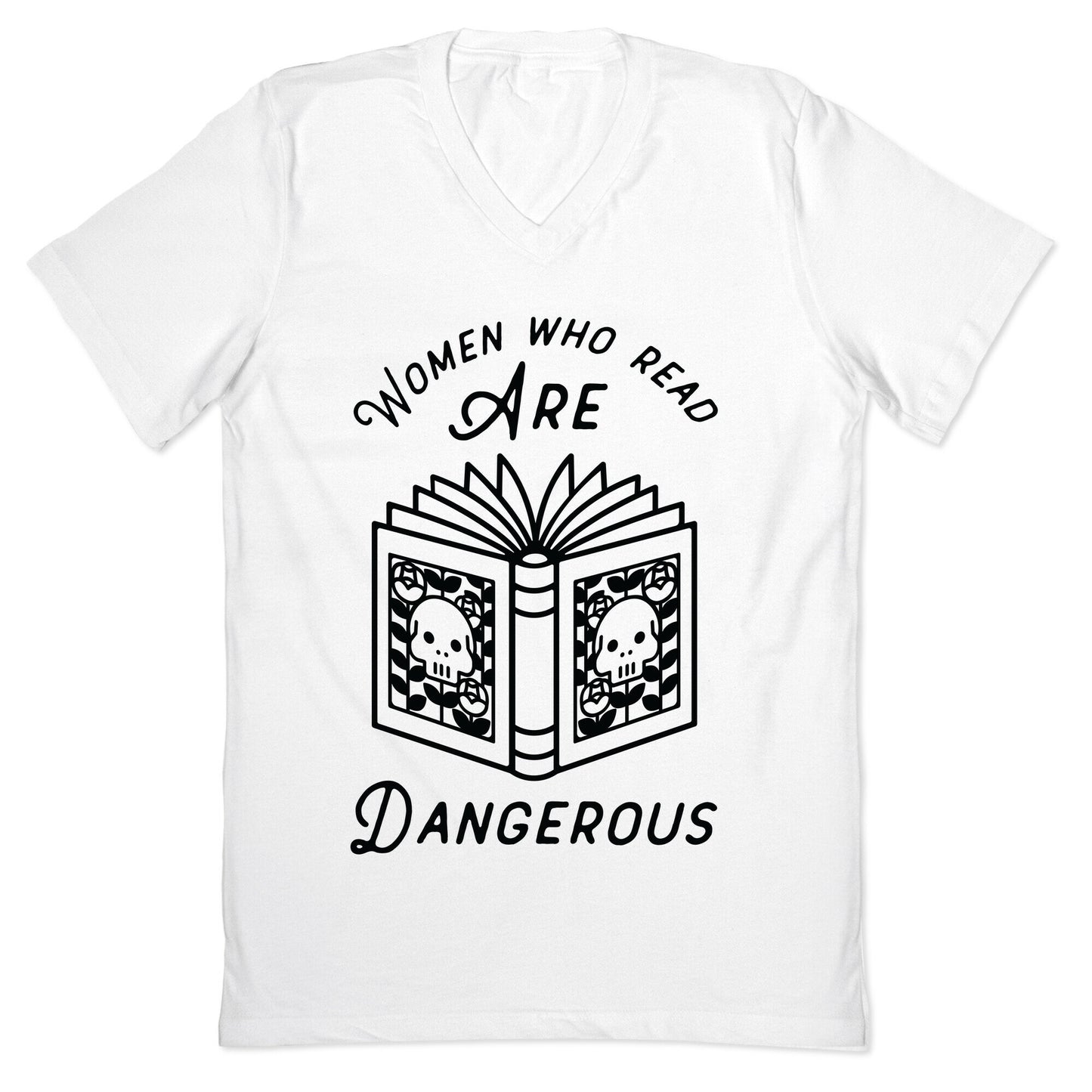 Women Who Read Are Dangerous V-Neck