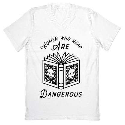 Women Who Read Are Dangerous V-Neck