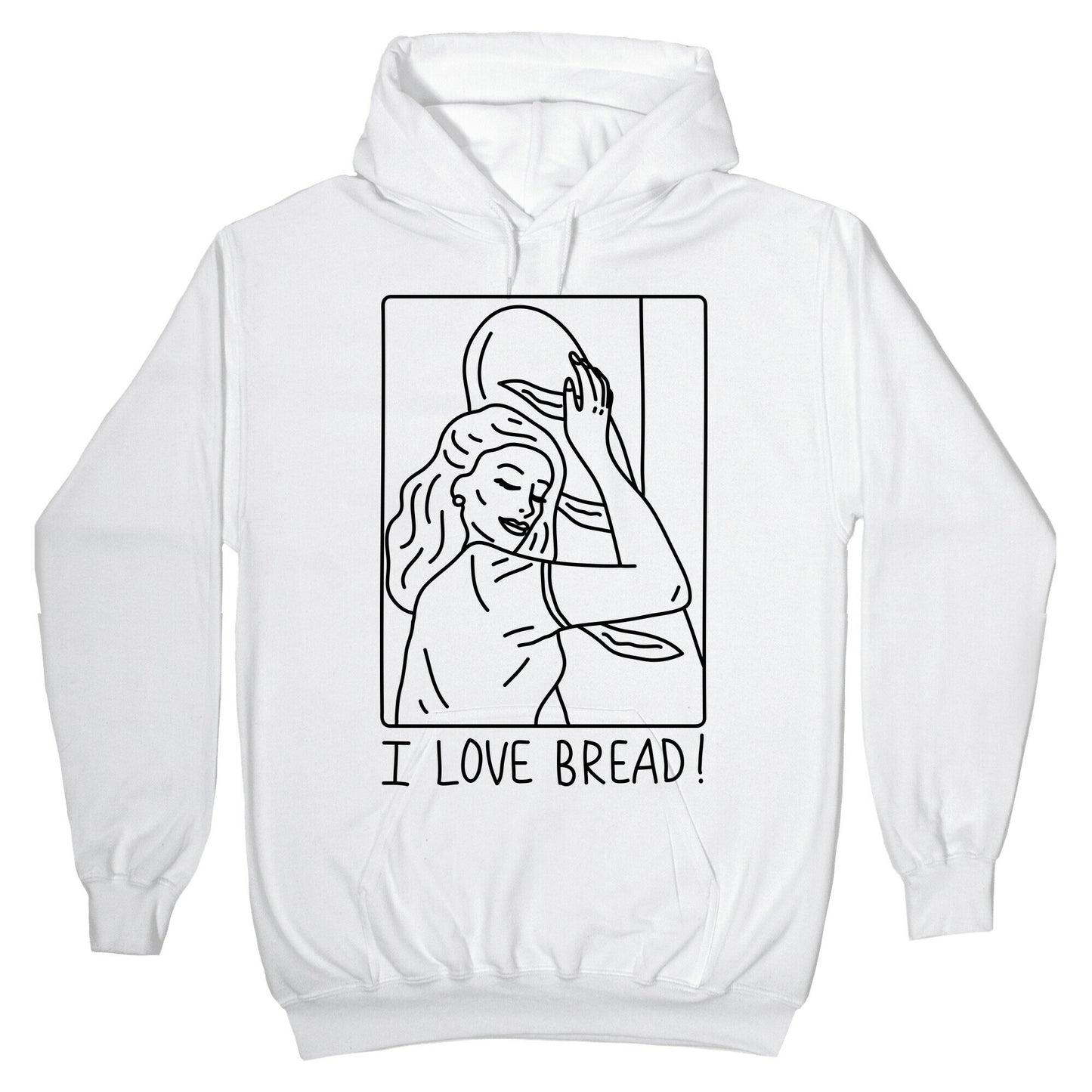 I Love Bread Hoodie