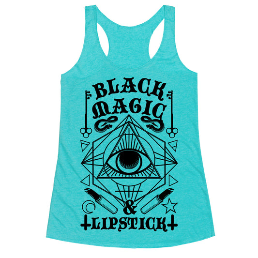 Black Magic & Lipstick Racerback Tank