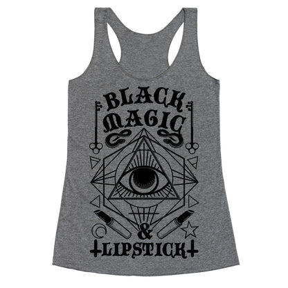 Black Magic & Lipstick Racerback Tank