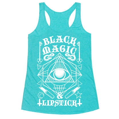 Black Magic & Lipstick Racerback Tank