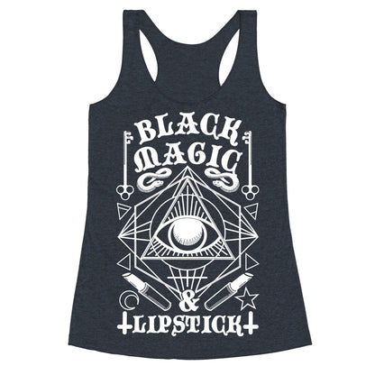 Black Magic & Lipstick Racerback Tank