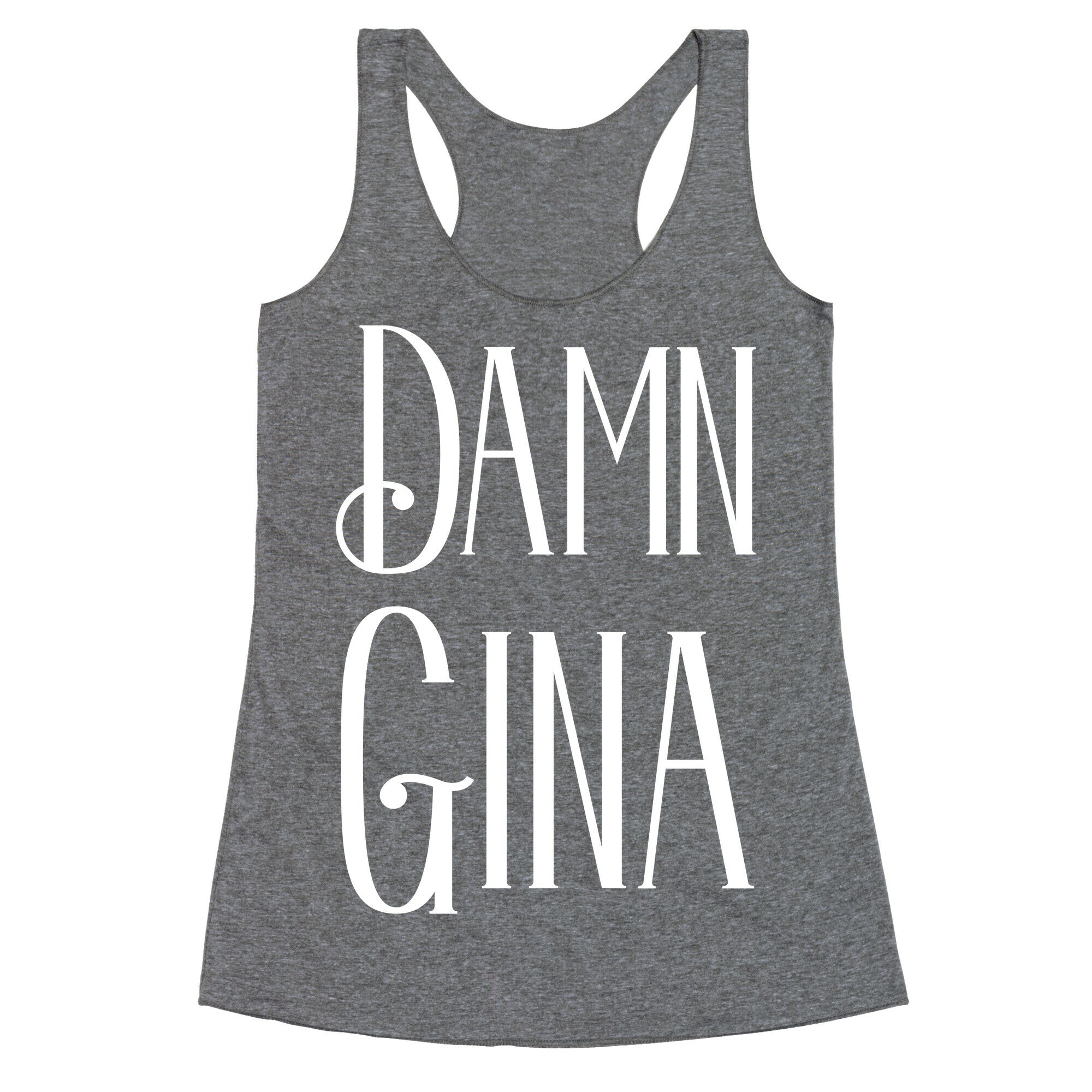 Damn Gina Racerback Tank