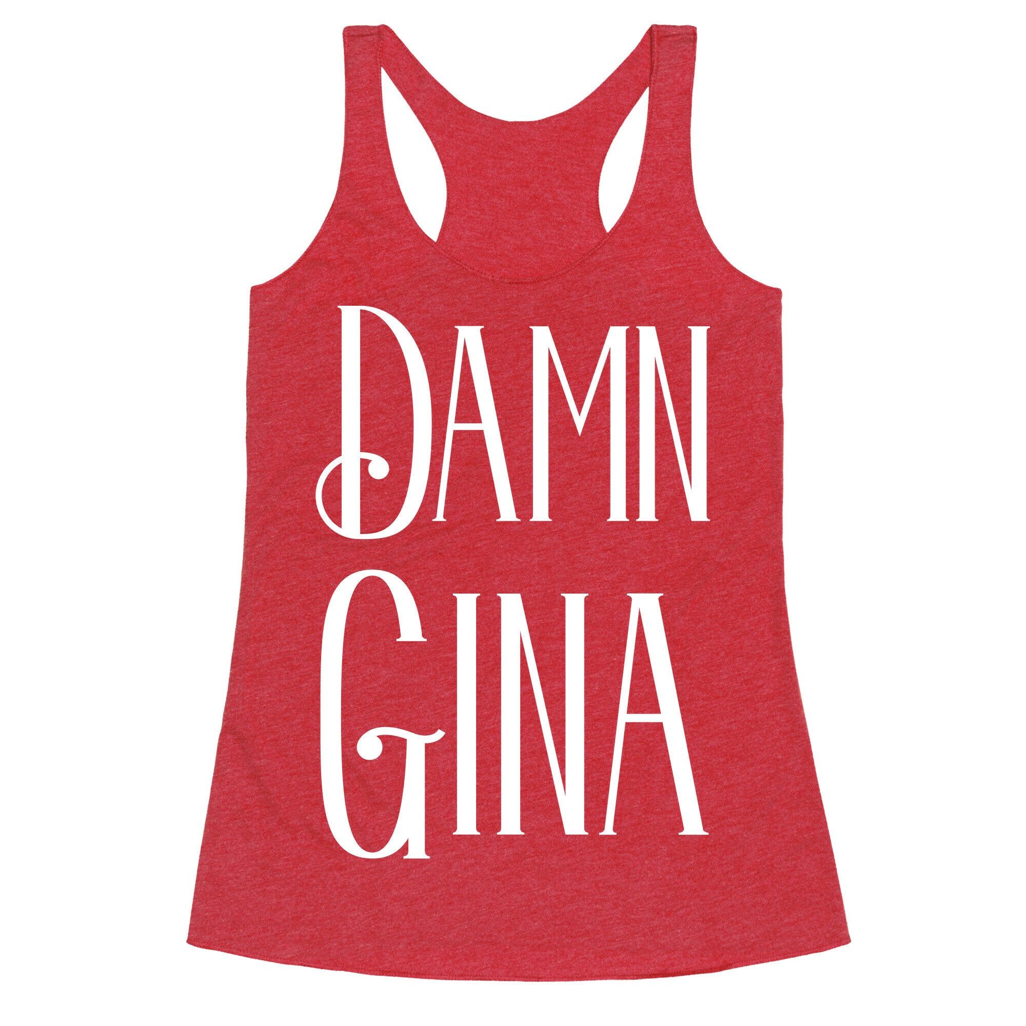 Damn Gina Racerback Tank