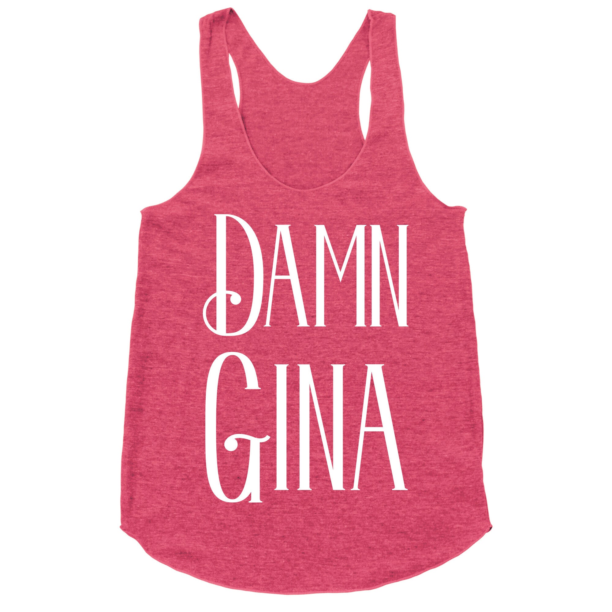 Damn Gina Racerback Tank