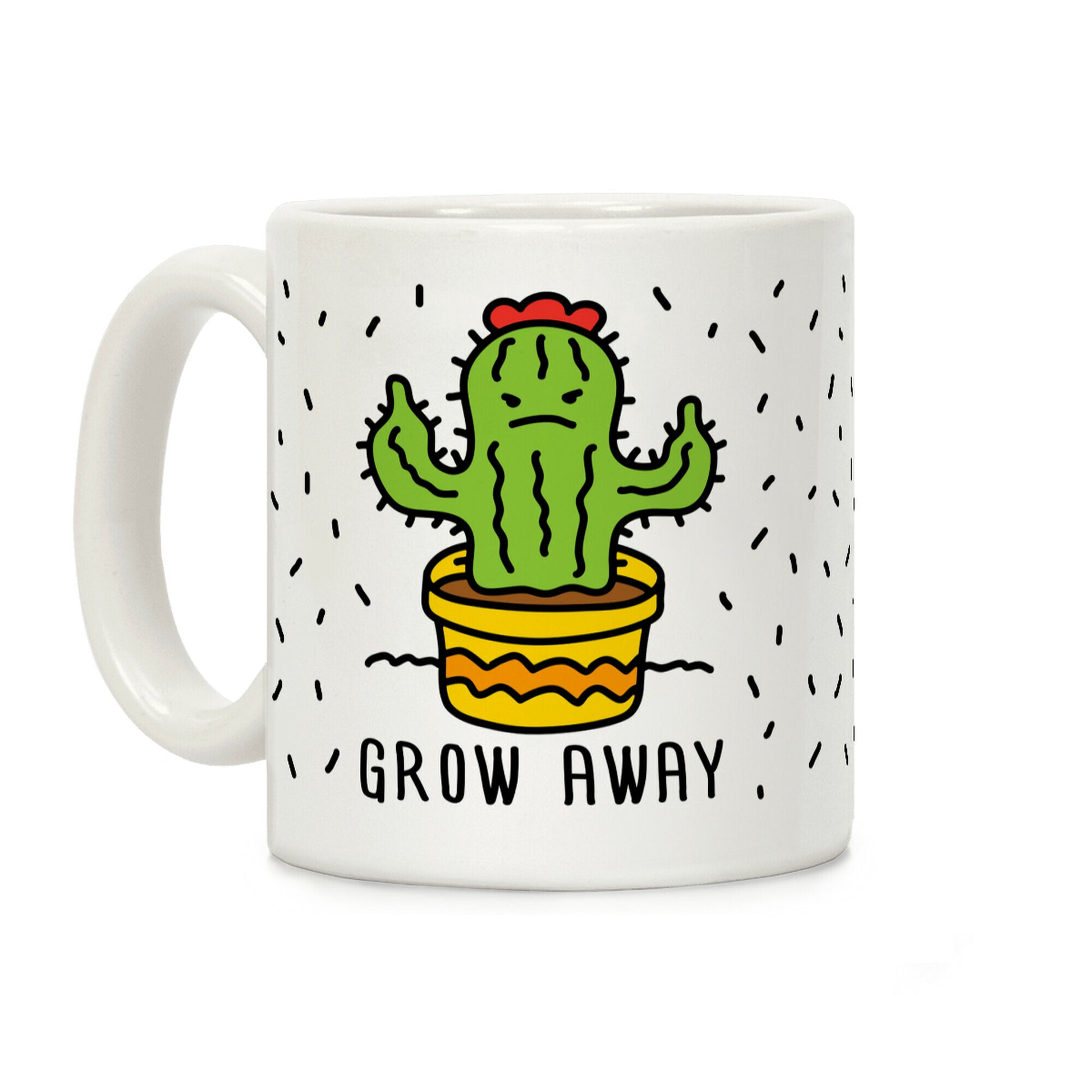 Grow Away Cactus Coffee Mug