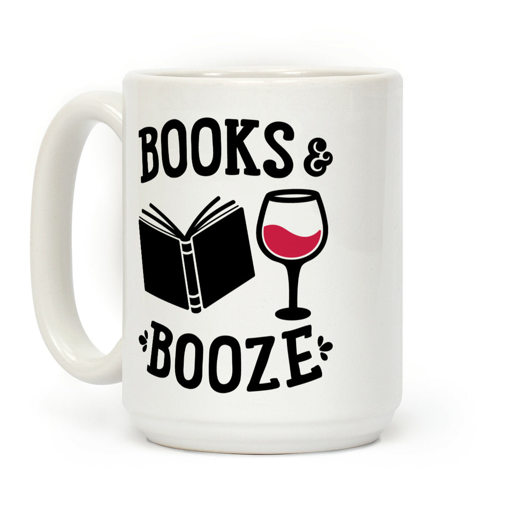 Books & Booze Coffee Mug