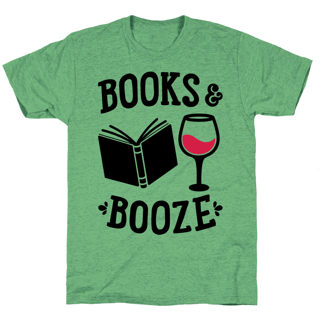Books & Booze Unisex Triblend Tee