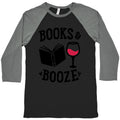 Books & Booze Baseball Tee
