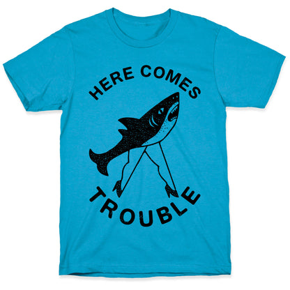 Here Comes Trouble Unisex Triblend Tee