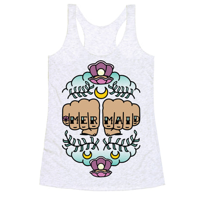 Mermaid Knuckles Racerback Tank