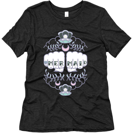 Mermaid Knuckles Women's Triblend Tee