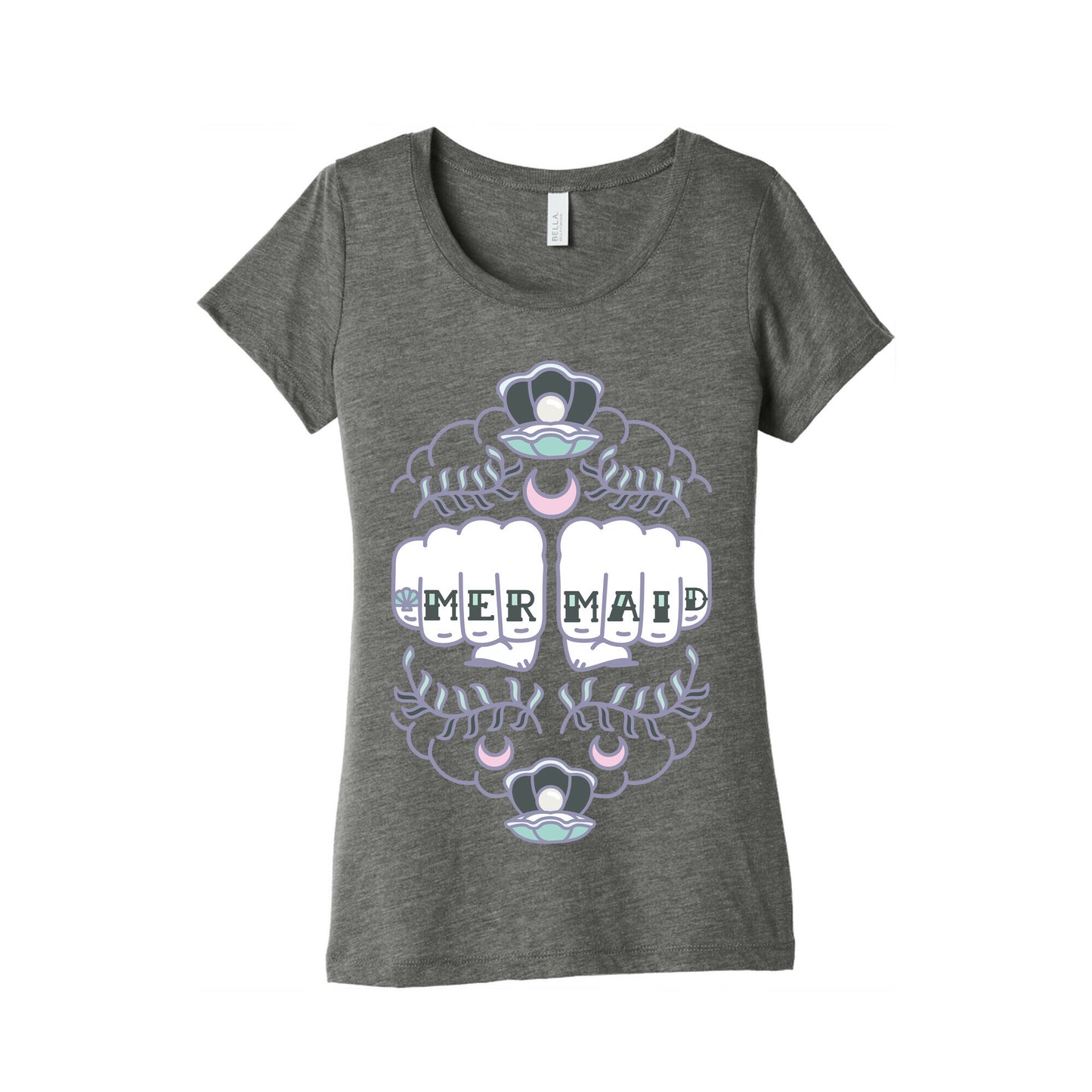 Mermaid Knuckles Women's Triblend Tee