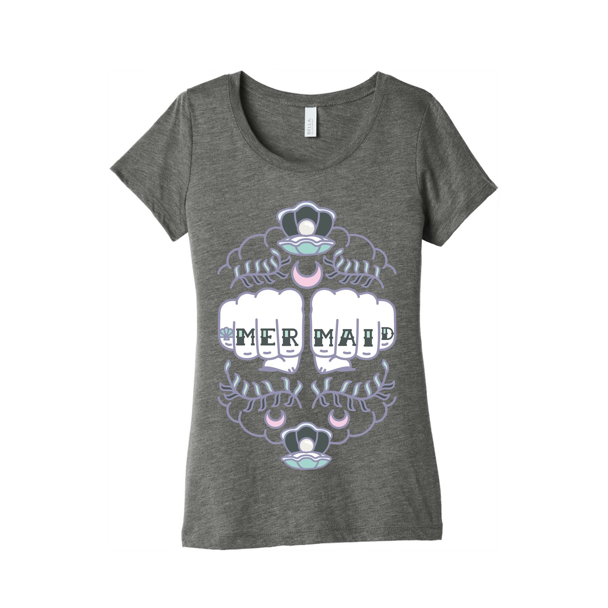 Mermaid Knuckles Women's Triblend Tee