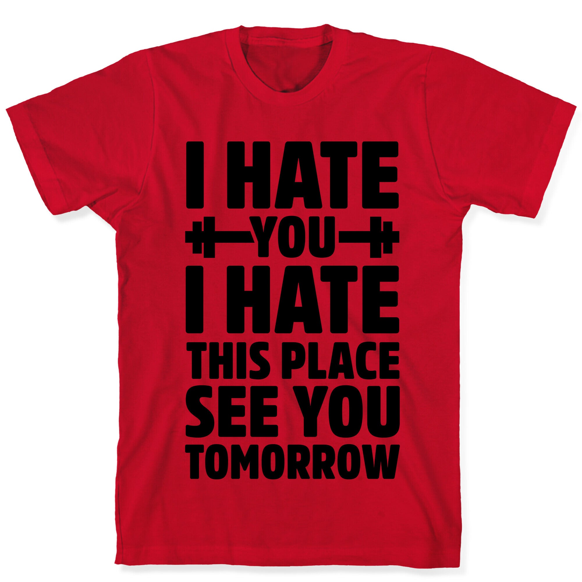 I Hate You I Hate This Place See You Tomorrow T-Shirt