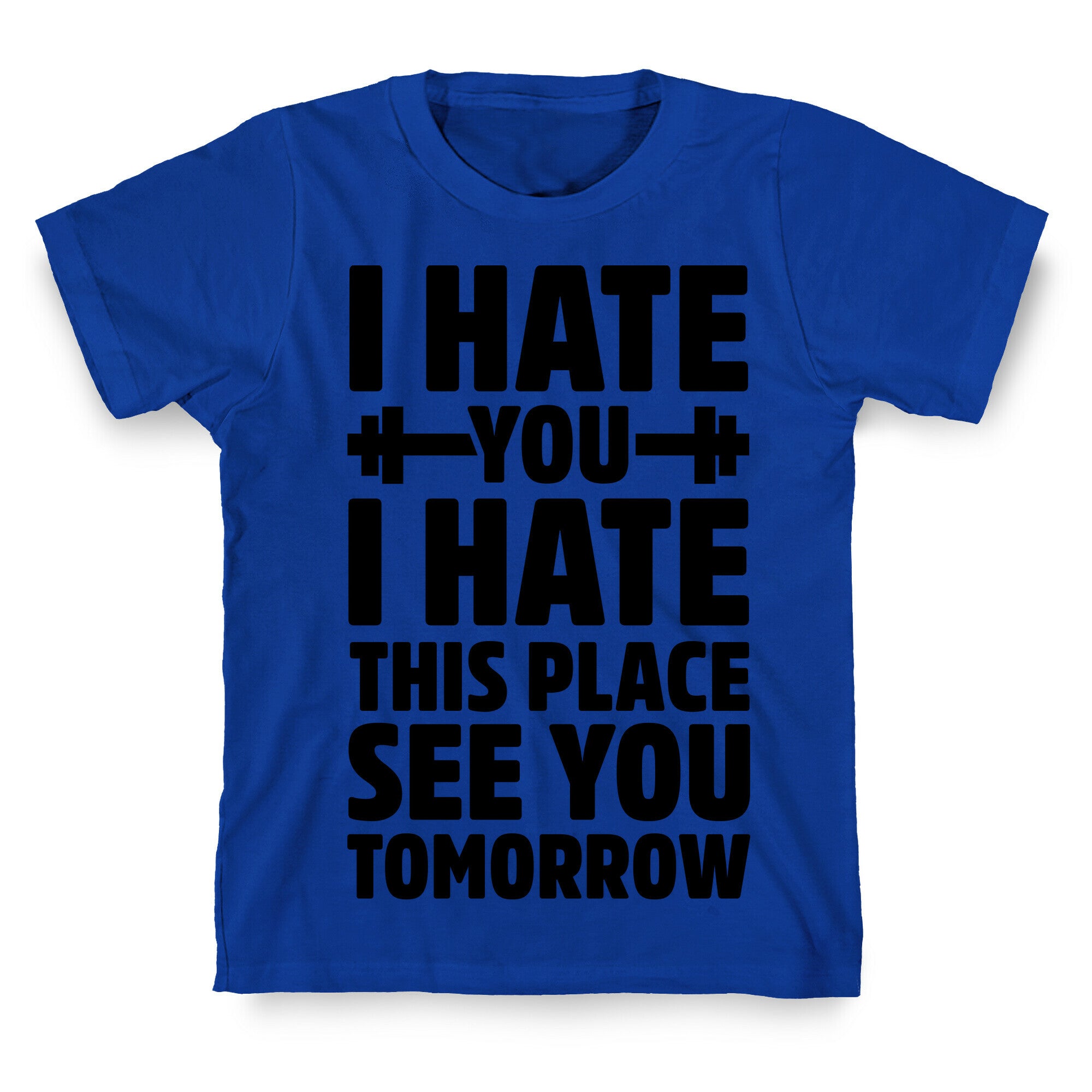 I Hate You I Hate This Place See You Tomorrow T-Shirt