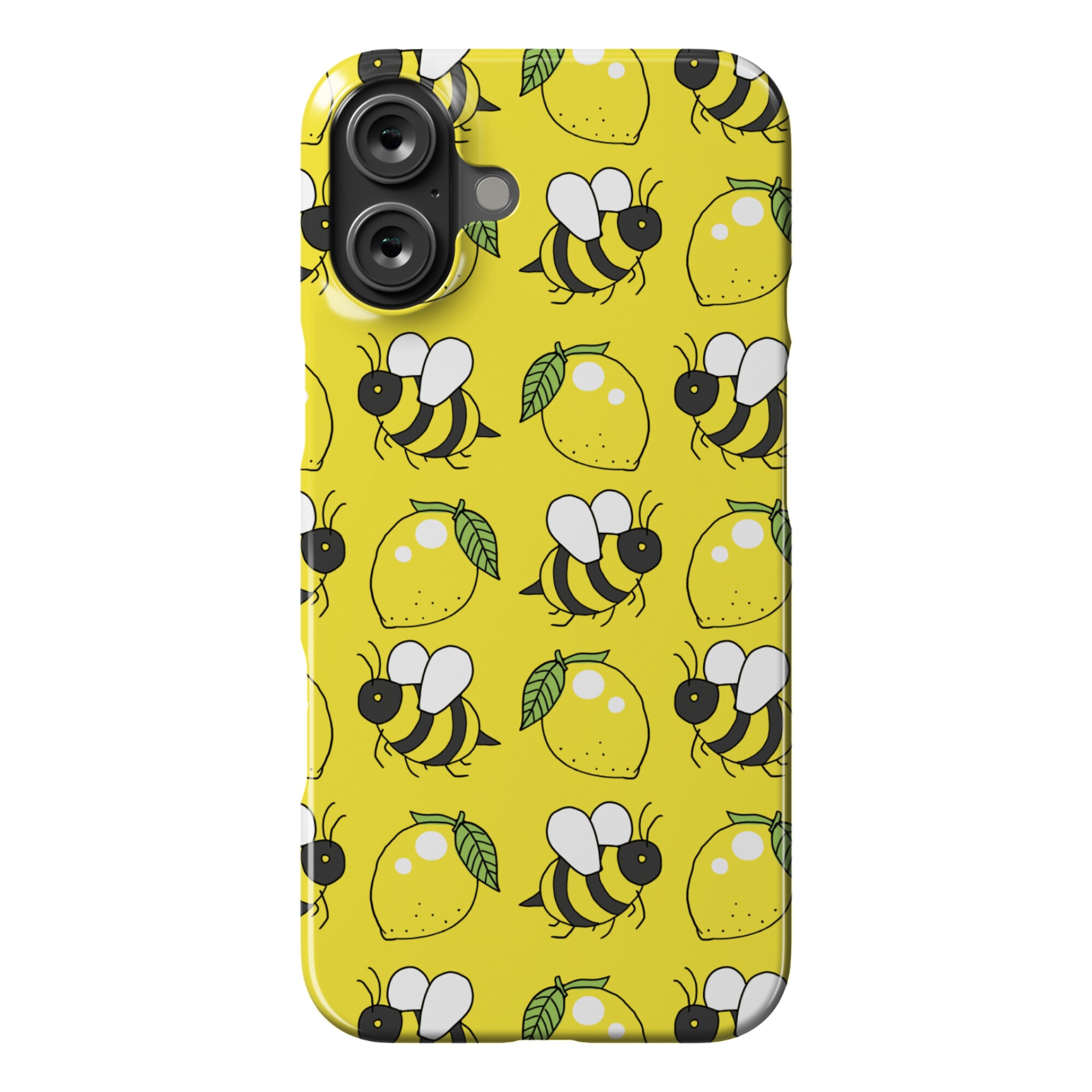 Lemon and Bee Phone Case