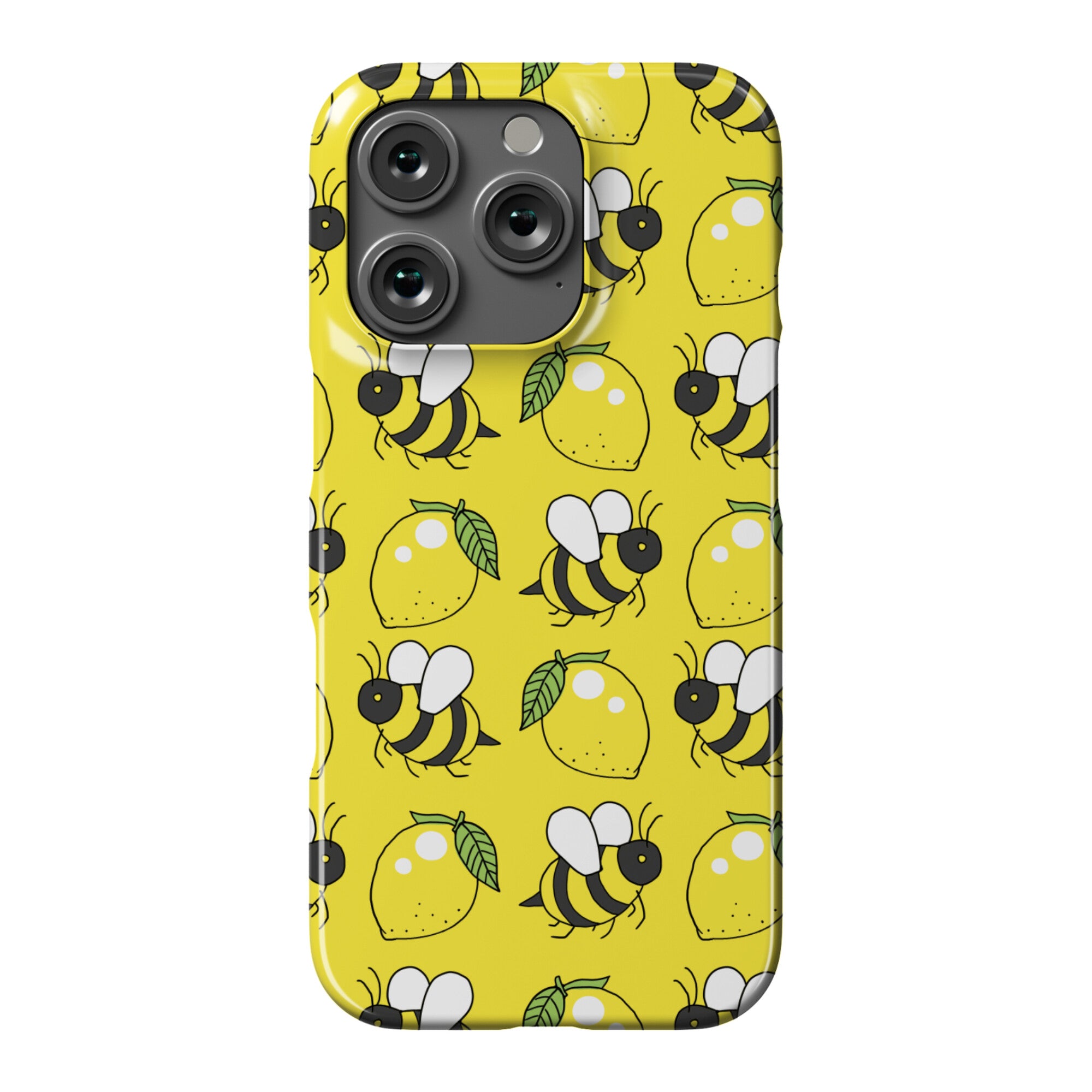 Lemon and Bee Phone Case