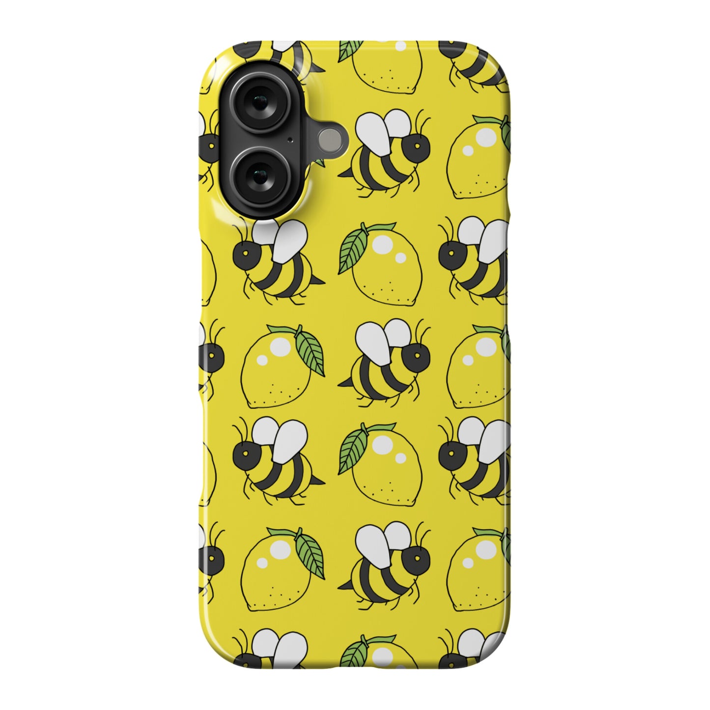 Lemon and Bee Phone Case