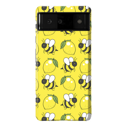 Lemon and Bee Phone Case