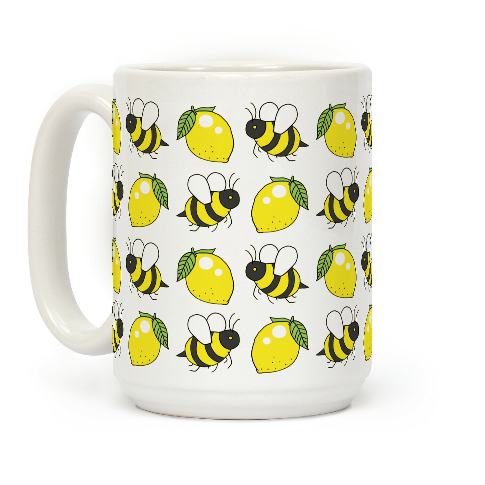 Lemon and Bee Coffee Mug